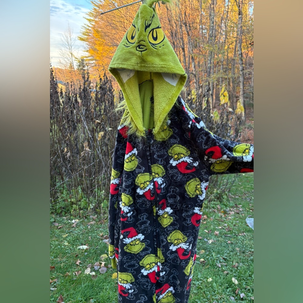 The Grinch Hooded Union suit
